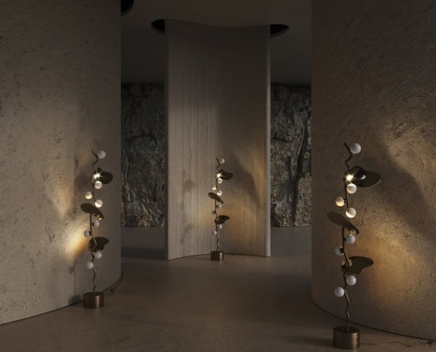 Almond Floor Lamp