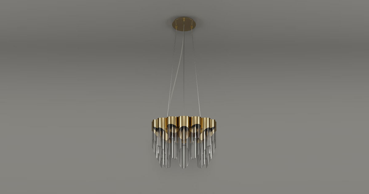 Bamboo II Suspension Lamp By Creativemary Luxury Lighting