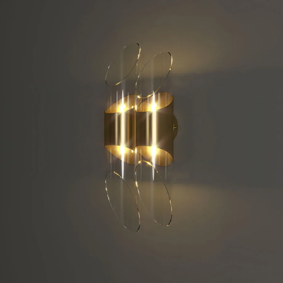 Bamboo wall lamp