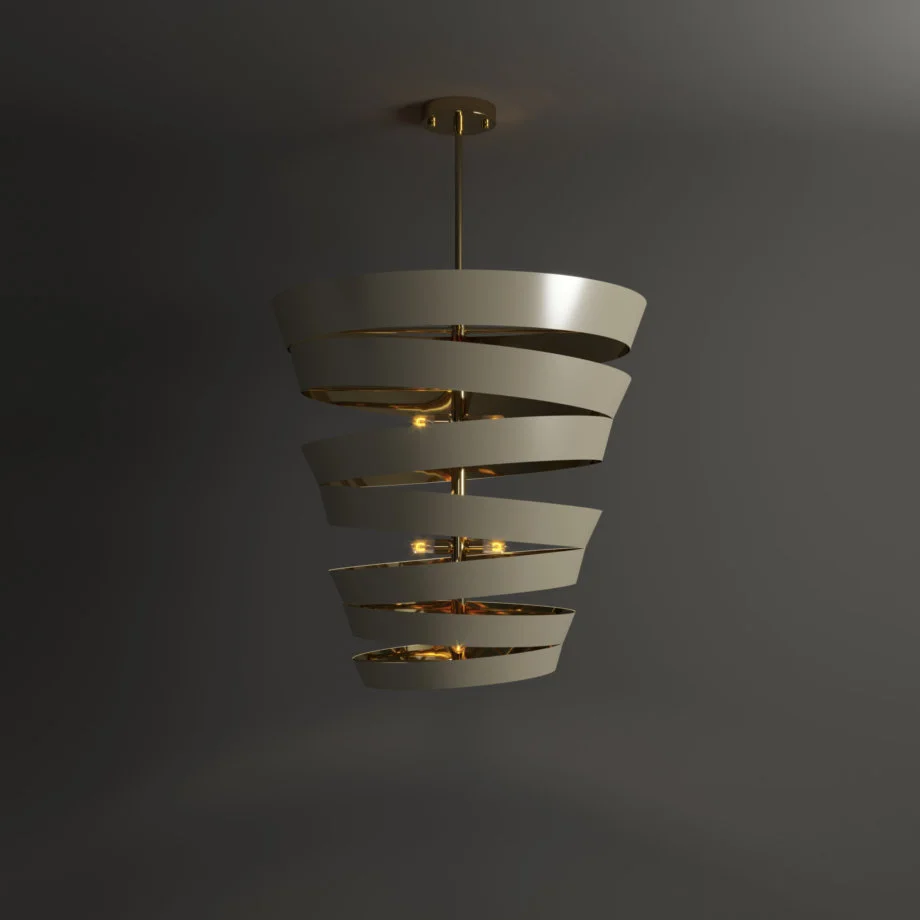 Bilbao suspension lamp