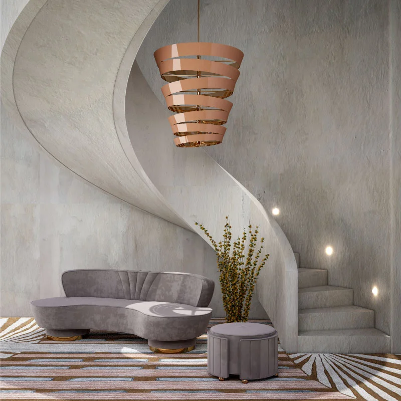 Bilbao suspension lamp
