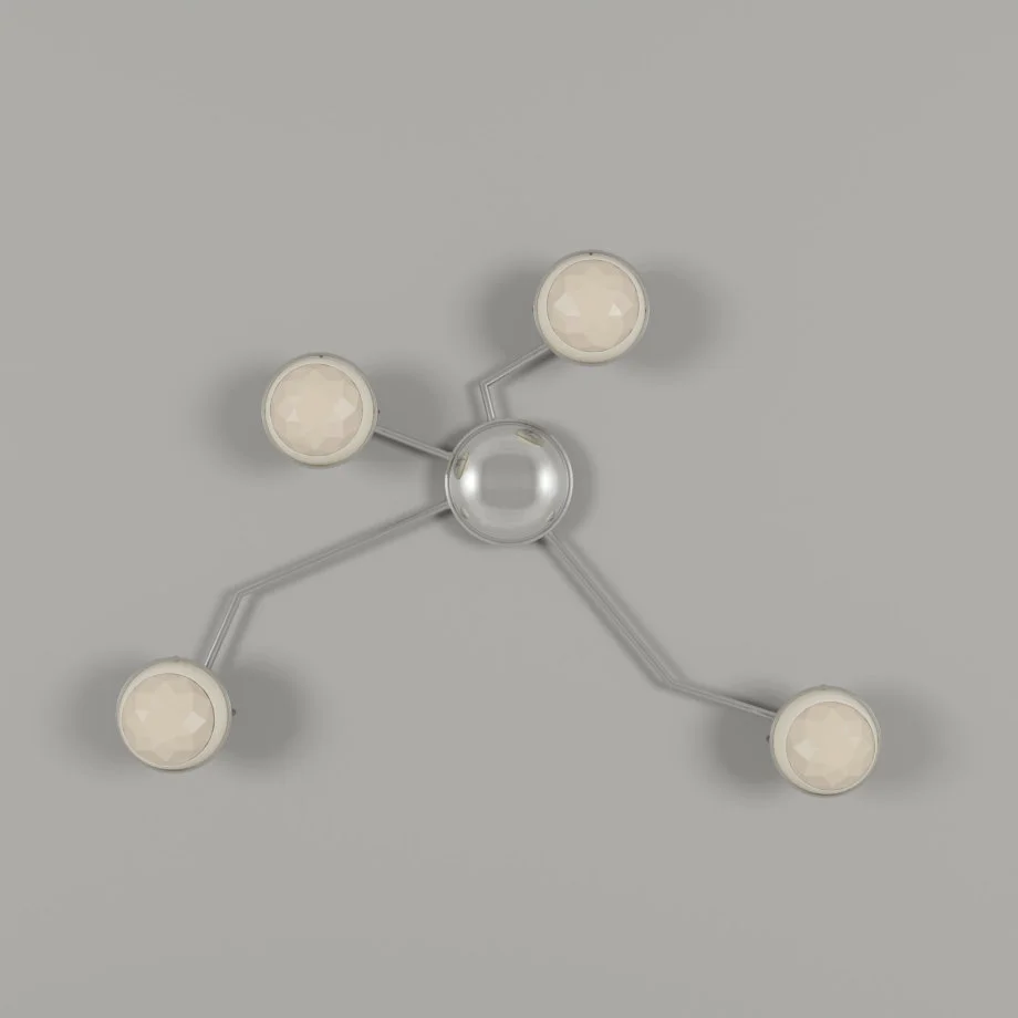 Black widow wall lamp