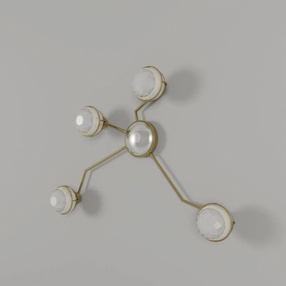 Black widow wall lamp