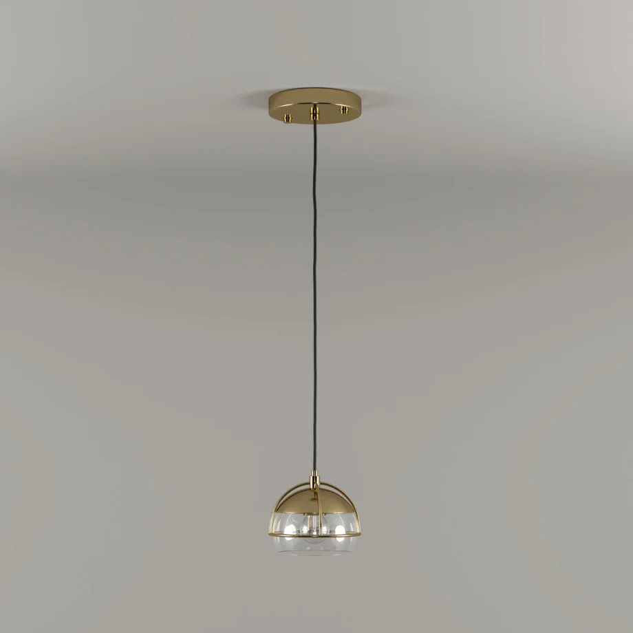 Black widow pendant lamp