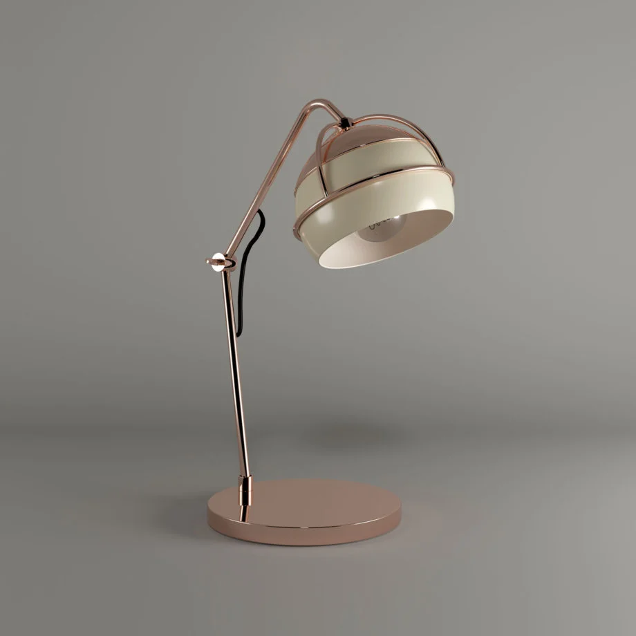 Black widow table lamp