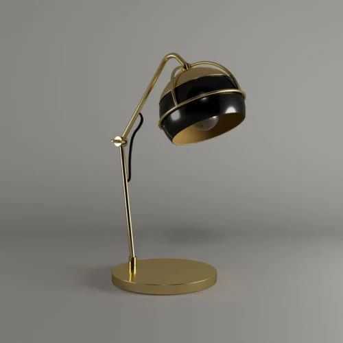 Black widow table lamp