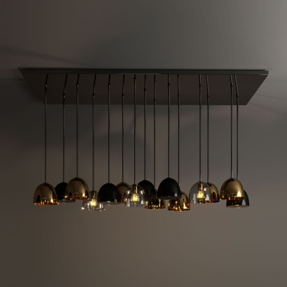 Bombarda suspension lamp