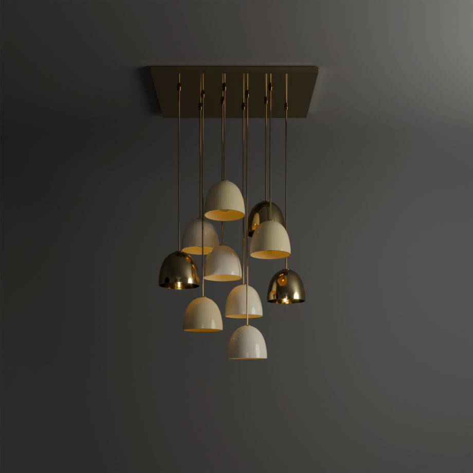 Bombarda suspension lamp