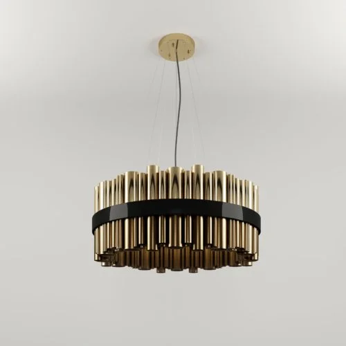 Granville round suspension lamp