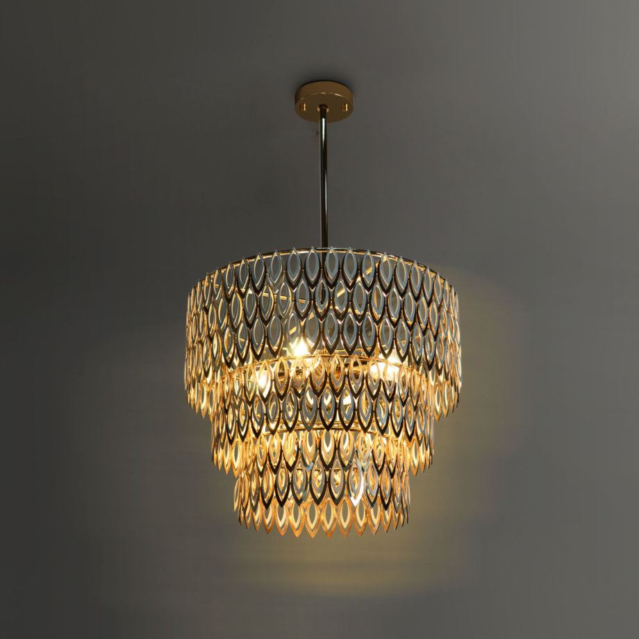 Petal suspension lamp