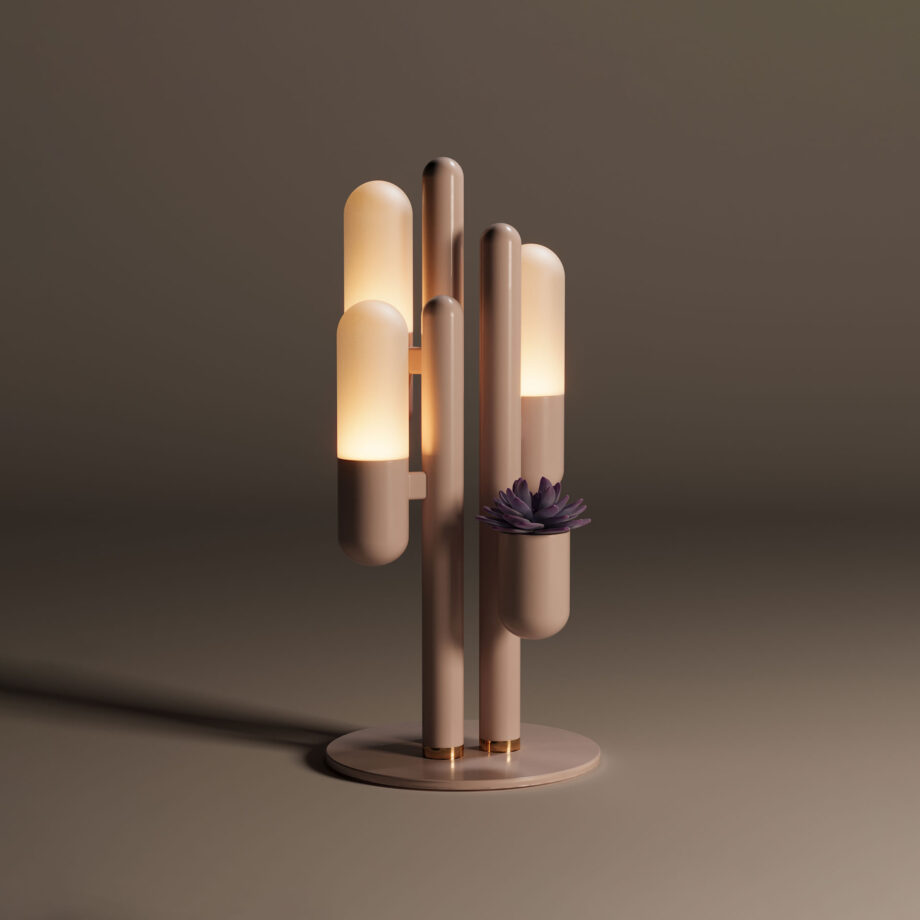 Cactus table lamp