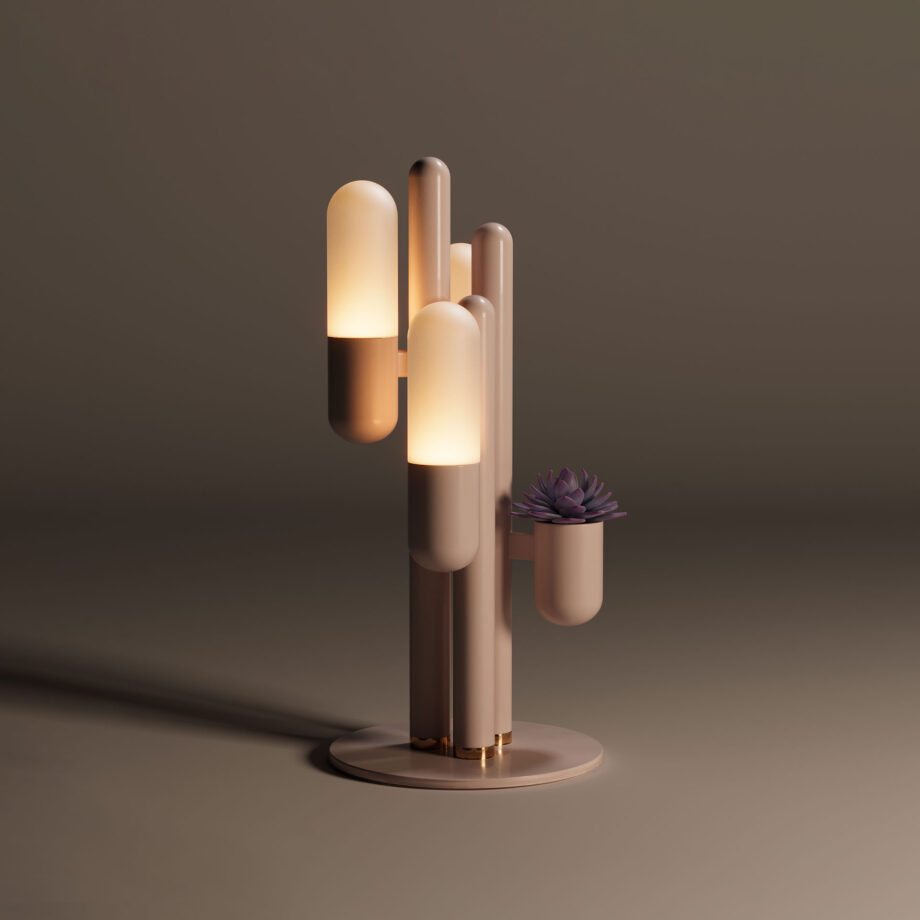 Cactus table lamp