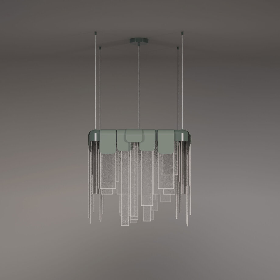 Frostlight pendant lamp