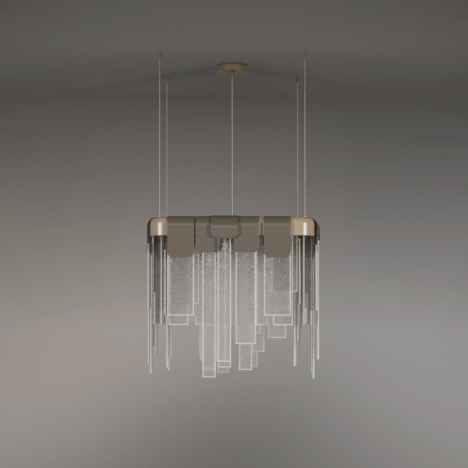 Frostlight pendant lamp