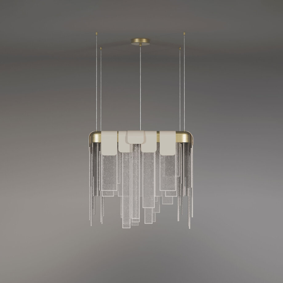 Frostlight pendant lamp