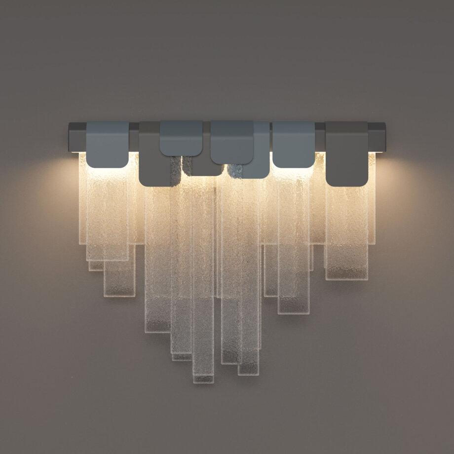 Frostlight wall lamp