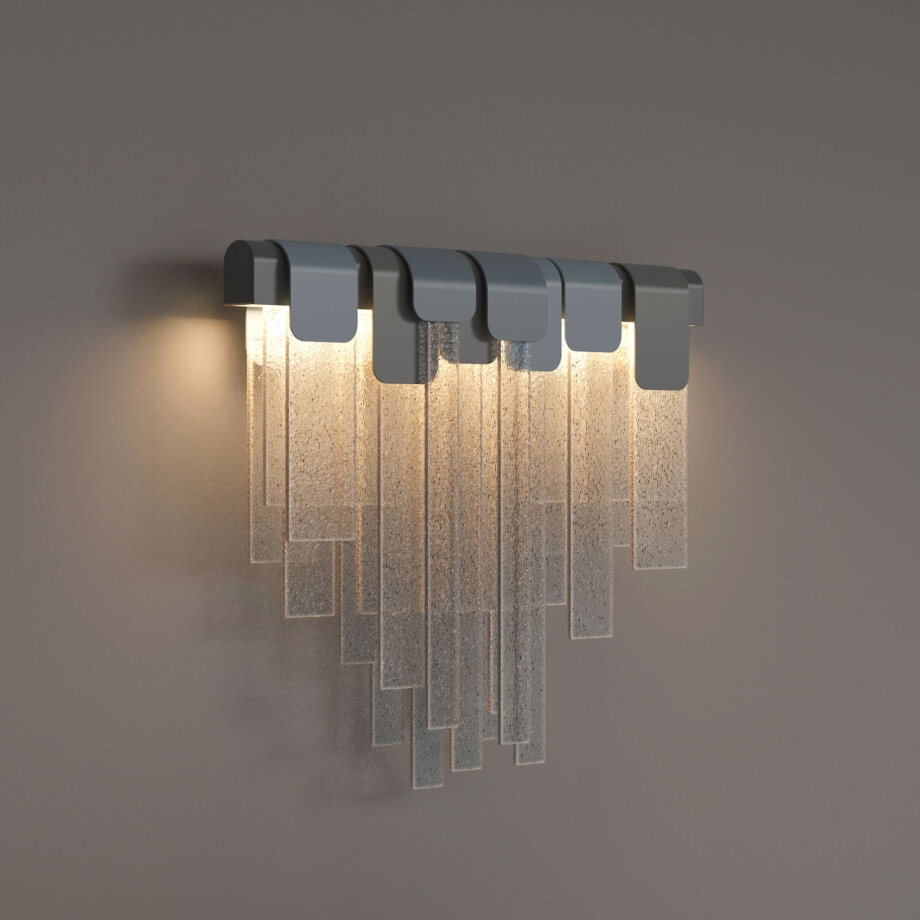 Frostlight wall lamp