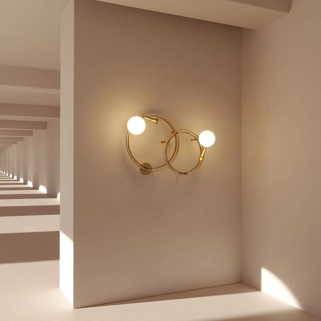 Pearl wall lamp