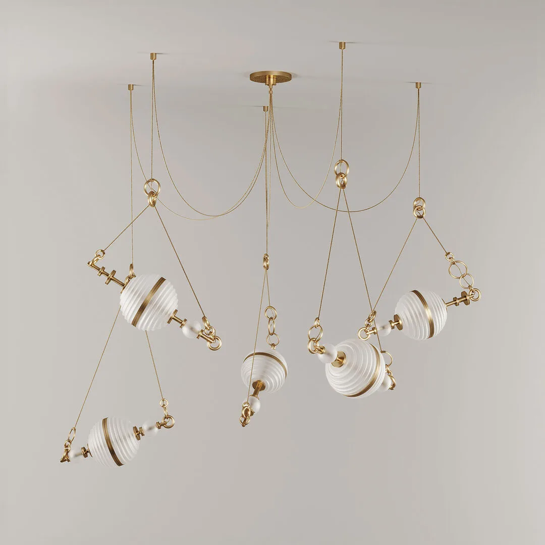 Saturn suspension lamp