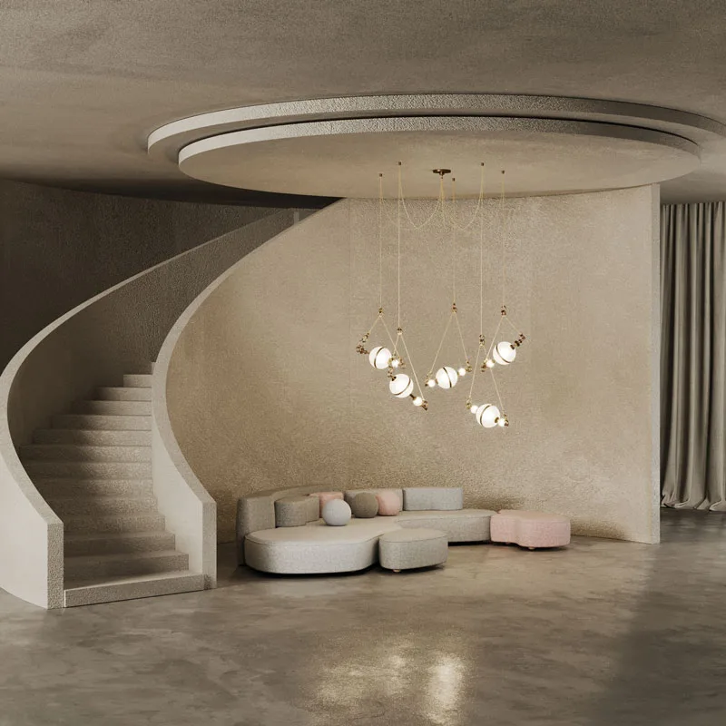 Saturn suspension lamp